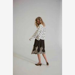 Agenda - KAILAAG skjorte, Off white combi, 100% viscose