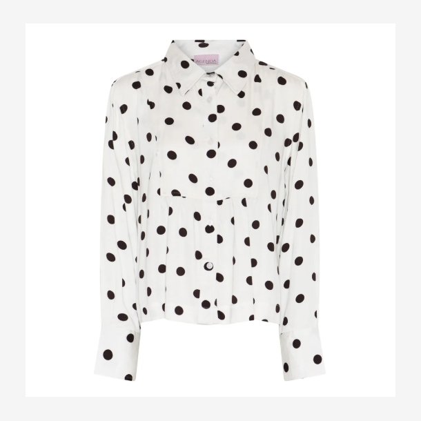 Agenda - KAILAAG skjorte, Off white combi, 100% viscose