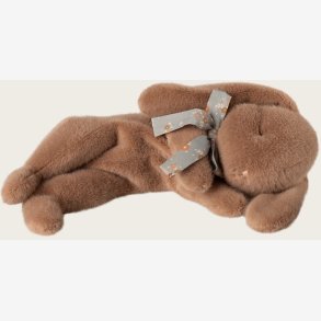 Maileg - Sovende Kanin m. sl�jfe Brun 19x28cm. Polyester