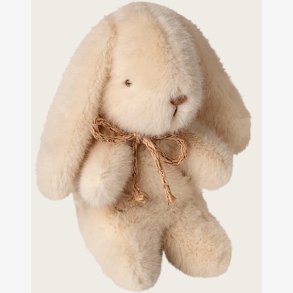 Maileg - Kaninbamse m. sl�jfe R�hvid H:13cm. Polyester