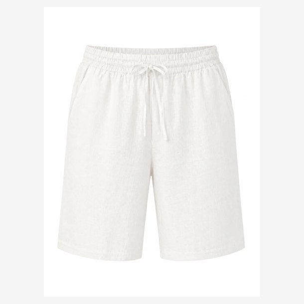 Agenda - Janella Shorts Hvid 100% h�r