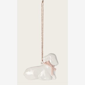 Maileg - P�skeoph�ng Lam Pudder Metal 5x6,5cm.