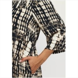 Soft Rebels - SRGinny Kjole - Sand m. Sort M�nster