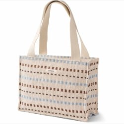 Soft Rebels - SRHaline Tote Bag - Natur m. Lysebl� Striber