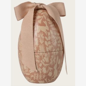 Maileg - P�ske�g m. sl�jfe og p�skeprint Rose Metal 11x7x7cm.