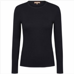 Soft Rebels - SRFenja O-hals Top - Sort