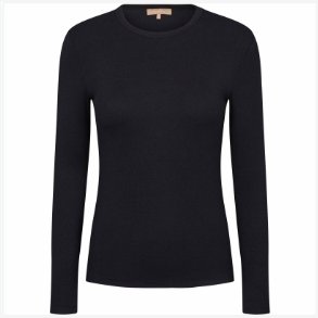 Soft Rebels - SRFenja O-hals Top - Sort