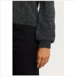 Soft Rebels - SRAllison O-hals Cardigan Strik RWS - M�rkegr� Meleret