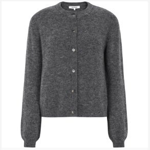 Soft Rebels - SRAllison O-hals Cardigan Strik RWS - M�rkegr� Meleret