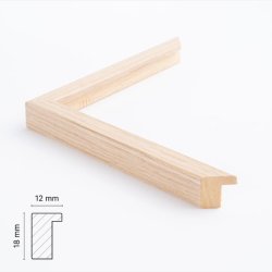 By ADJ - Fotoramme i lys Eg 12 mm. 29,7x42 cm. A3