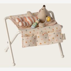 Maileg - Puslebord til Baby mus R�hvid