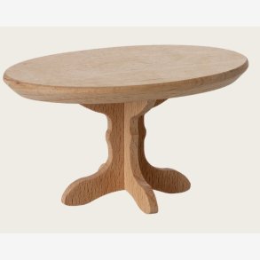 Maileg - Ovalt tr�sofabord t. dukkehus