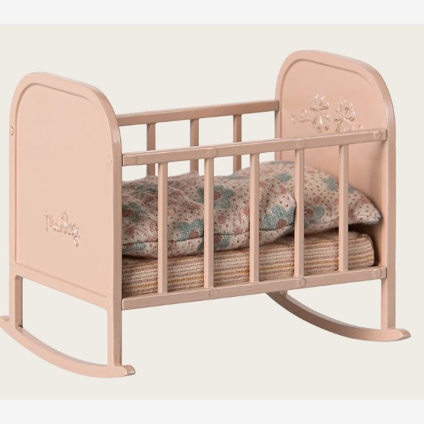 Maileg - Vugge til Babymus Lys rosa