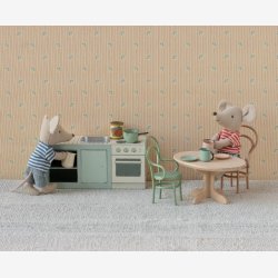 Maileg - Vintagestol t. dukkehus, Mint