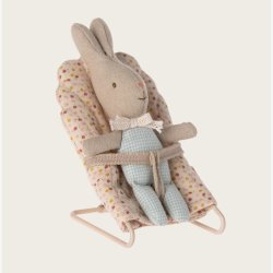 Maileg - Baby kanin, lysebl� tern H:11 cm.