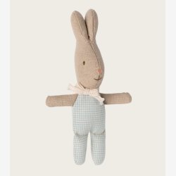Maileg - Baby kanin, lysebl� tern H:11 cm.