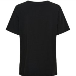 Marta Du Chateau - MdcInge Tee - Sort T-shirt m. Hundeprint