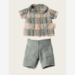 Maileg - Kanin m. Bluse og shorts H:24 cm.