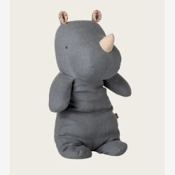 Maileg - N�sehorn St�vet bl� H:34 cm.