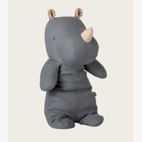 Maileg - N�sehorn St�vet bl� H:34 cm.