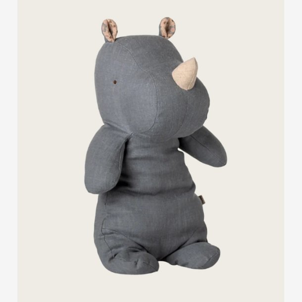 Maileg - N�sehorn St�vet bl� H:34 cm.