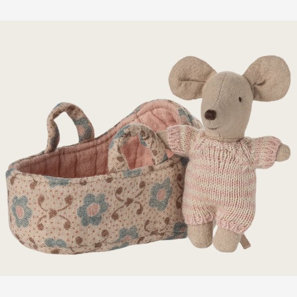 Maileg - Babymus i babylift Rosa
