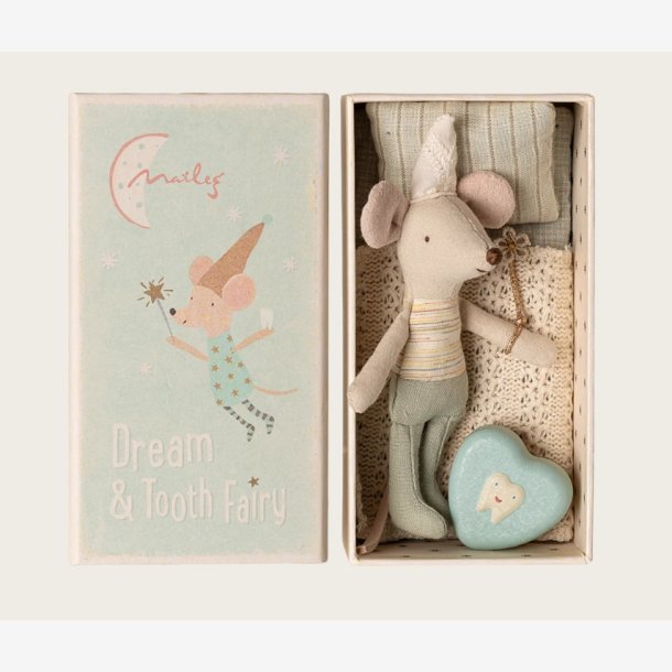 Maileg - Tandfe mus, Lillebror i t�ndstik�ske