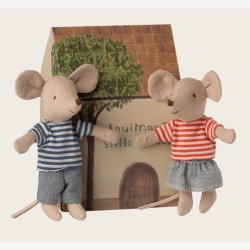 Maileg - LouiMax og Stella, Lillebror og lilles�ster mus