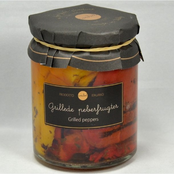  Grillet peberfrugt m/urter i olie 314 ml. 