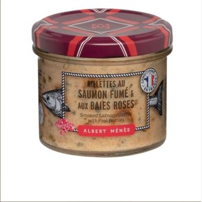 Fransk Lakserillette m/rosa peber 100 g.