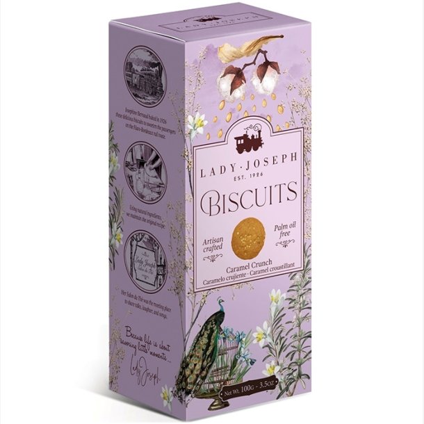 Caramel crunch biscuits 100 g.