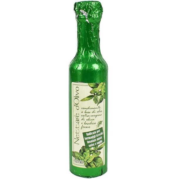  Ekstra jomfru olivenolie m/ Basilikum 250 ml. 