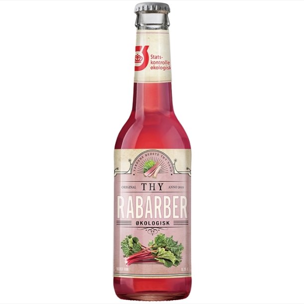 THY - kologisk Rabarber sodavand inkl. pant 