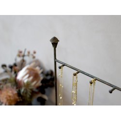 Chic Antique smykkestativ i messing look H65 B33 cm