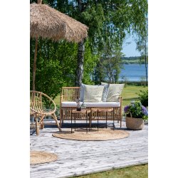 Speedtsberg pude m/blomster motiv 50x50cm.