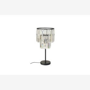 Speedtsberg sort bordlampe m/prismer