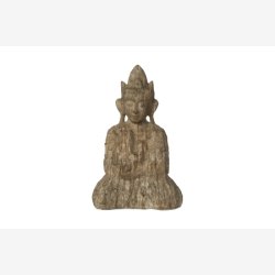 Speedtsberg - Figur Buddha m/trstruktur poly H: 30cm. 