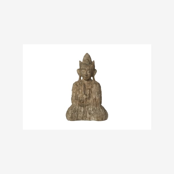 Speedtsberg siddende Buddha figur H: 30cm. 