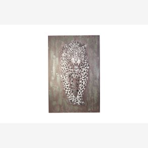 Speedtsberg - Lei maleri/billede af Leopard 80 x 120 cm.