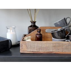 Chic Antique Stentjsflaske mocca H19 9 cm