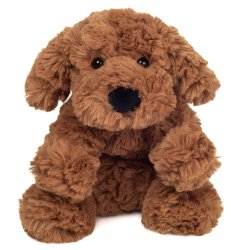 Teddy Hermann - Hund liggende 20 cm. flere farver