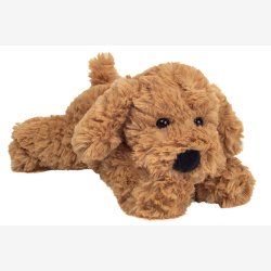 Teddy Hermann - Hund liggende 20 cm. flere farver