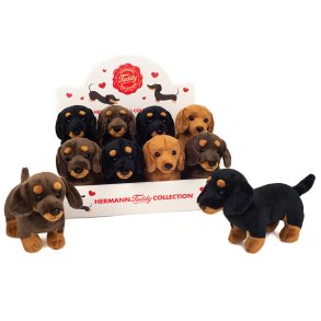 Teddy Hermann - St�ende gravhund 21 cm - 3 assorterede