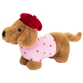 Teddy Hermann - Gravhunden Amelie 26 cm