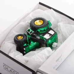 Brink Nordic - Juletrs Ophng Traktor Grn 6 x 8 cm. Glas