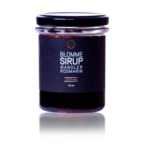 Uhmnika - Blommesirup m/mandler & rosmarin 212 ml. 