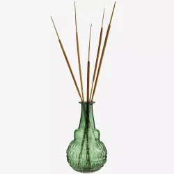 Madam Stoltz vase af genbrugsglas H20 cm.