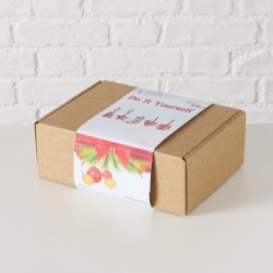 DIY Hobbyst Mathea Julepynt Stof, Snor, Snor / :5 stk., Garn Beige, Rd