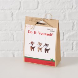 DIY Hobbyst Lian Hjort Stof, Plastikjne, Snor Brun, Lysebrun