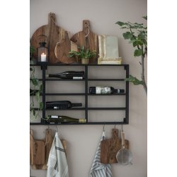 Ib Laursen Vinreol i jern til vgmontering T/8 flasker